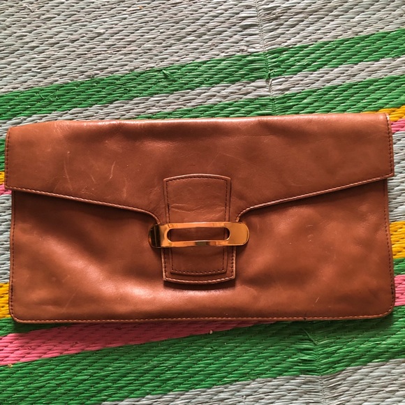 Handbags - Vintage leather clutch
